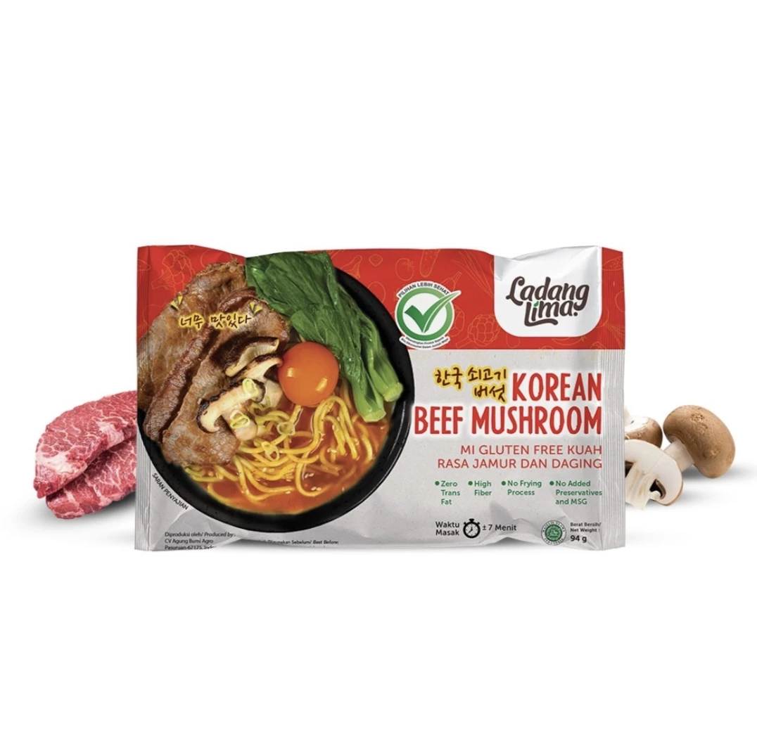 KOREAN BEEF MUSHROOM NOODLE